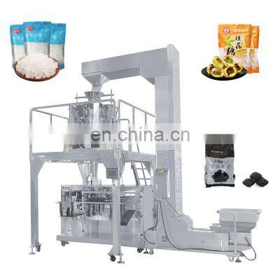 Automatic Premade Rotary Charcoal Computer Sugar Candy Ice Cube Shisha Bag Pouch Price Pack Machine For Pack