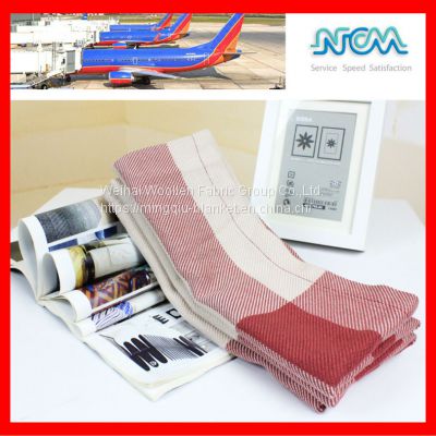 100%Modacrylic Airline/Airplane/flight Blanket with Flame Retardance