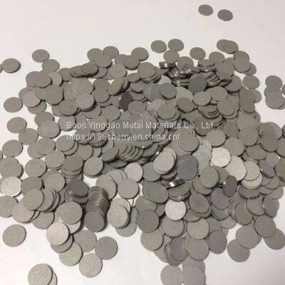 Porous 0.5 Micron SS316L stainless steel filter discs photo-5