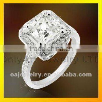 wholesale costume jewelry lady style silver wedding rings