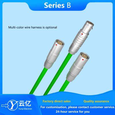 Push-pull self-locking connector floating socket welding Type-C data cable