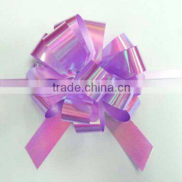 Colored Fancy Holographic PP Gift Ribbon Curly Bow/PP Solid/Metallic/Hologram HOHOHO Fancy Bows photo-4