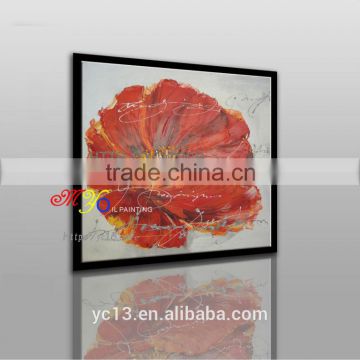 modern flower artwork oil paintingon canvas house decoration WZ-303