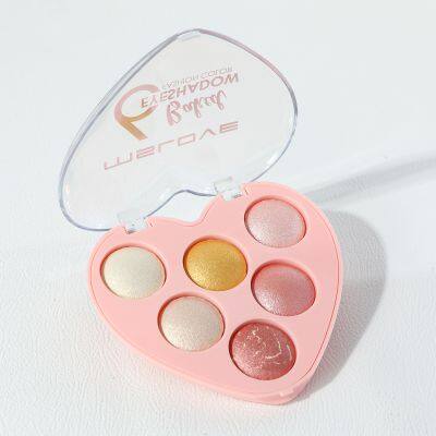 OEM Make up Blusher Bronzer 7 Color Palette Cheek Contourer Highlighter Powder Polvo De Cara photo-4