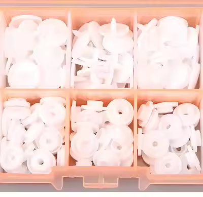 OEM Multi-Color Solid Color Round Marathon Running Number Bib Clip Plastic Race Running Bib Clips Buckle Plastic Snap Button photo-4