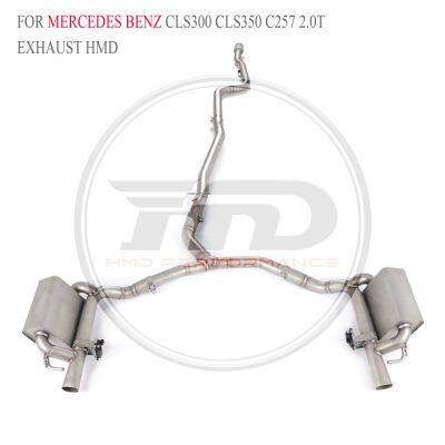 SS304 Exhaust Catback for Mercedes Benz C63 W205/CLA250/CLS63 W218/CLS300 CLS350 C257/CLS450 C218 Car Accessories WhatsApp+86 18946955156