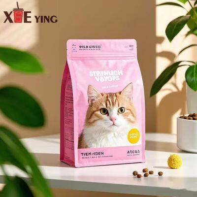 1.5kg 2kg 2.5kg 5kg Pet Food Bag Dog Feed Packaging Flat Bottom Cat Dog Food Treat Packaging Bag