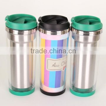 Double Wall Coffee Tumbler with Heat Resistance