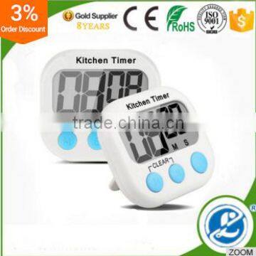 Mini Digital Slim Magnetic LCD Kitchen Cooking Stop Watch Countdown Timer Clock