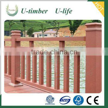 Bargain goods wood plastic composite WPC stainless steel railing