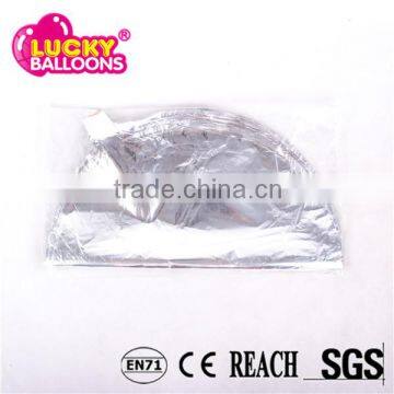 China Balloon Wholesaler EN71 Approved 18'' Round Silver Solid Foil Balloon photo-3