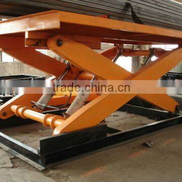 heavy duty stationary scissor lift platform