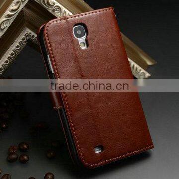 Premium S4 Leather case With Magnet flip cover for Samsung galaxy S4 active