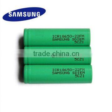 Wholesale Samsung sdi 18650 22F / Rechargeable Li ion Battery 18650 3.7v 2200mAh