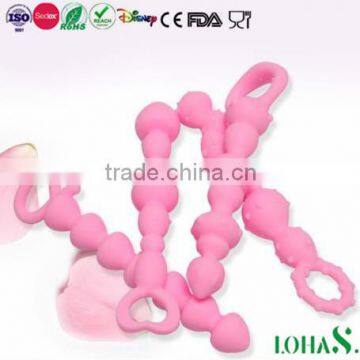 Hot Selling Silicone Pulled Bead Anal Sex Bead Sex Toys