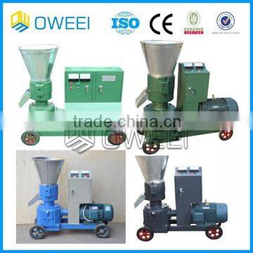 Flat die trype 200-300KG/H hay pellet machine /straw hay pellet machine