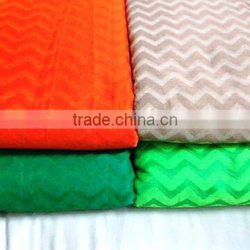 Jacquard zig zag supernet fabric