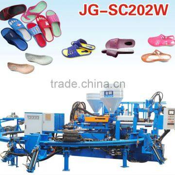 Double colors PVC Jelly shoe injection molding machine