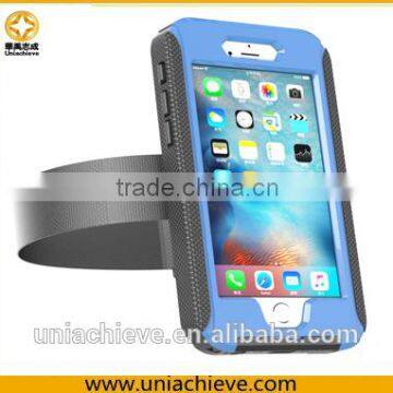 Waterproof Case for IPhone 6s Plus Sports Waterproof Armband Phone Case With Full Body Covered Blue