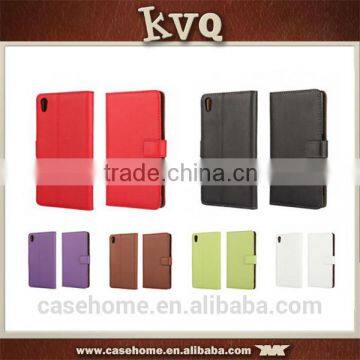 Welcome OEM unique design fashion beltloop wallet card holders leather case for sony xperia c3 phone covers