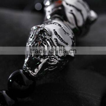Hot Selling Turkey Men Bracelet Natural Onyx Bead Bracelet Online Wholesale Black Matte Bracelet photo-4