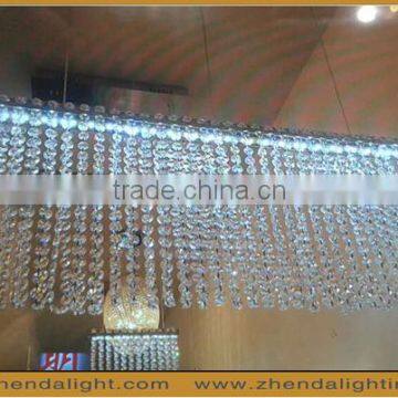 fancy k9 crystal bead curtain pendant light with 5 W light source