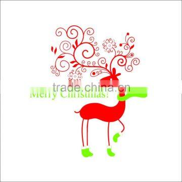 Christmas Reindeer Mural Removable Wall Sticker Decal Home Shop Window Decor DIY photo-6