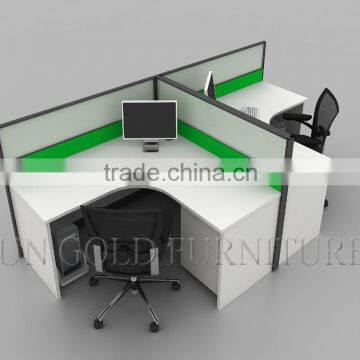 Fashionable Design Call Center 2 Person Workstation Partitions (SZ-WS804)