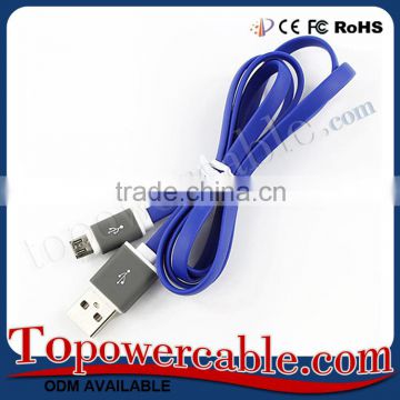 Premium Flat Micro Usb 2.0 Data Cable Cord 3.5Mm Jack Cable For Galaxy J5