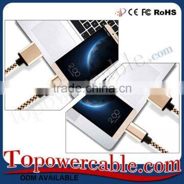 Braided Fabric Fast Charging USB 3.1 Type C Charging Braided Data Cable photo-4