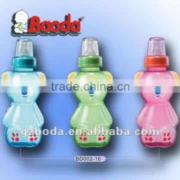 lovely cartoon standard neck feeding bottle (milk bottle ,feeding bottle)