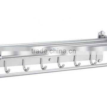 aluminum towel rack with hook