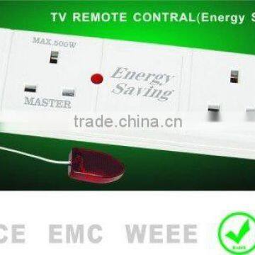 TV remote contral power saver socket