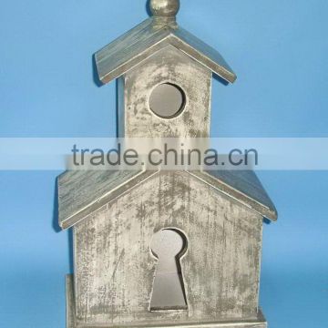 wooden birdhouse