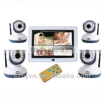 2.4GHz 7inch digital baby monitor support 32GB memory card