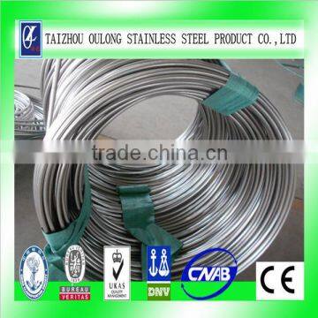 AURON/HEAWELL ABS BV GL DNV ISO OHSAS CE Stainless steel SUS304SS tube coiler/SUS304SS coil pipe/SUS304SS capillary tubing