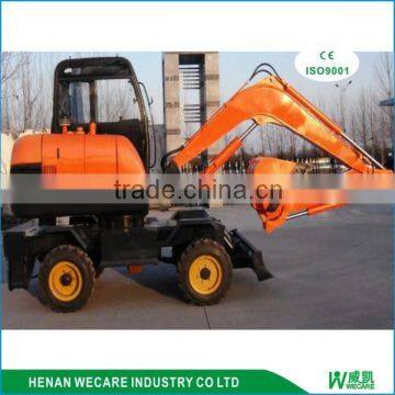 360 degree garden wheel backhoe/tractor backhoe/wheel digger