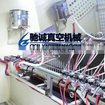 head lamps painting machine/uv line for head lamps/plastic head lamps painting silver line