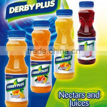 Natural Juices and Nectars Derby Plus 250ml Pet Bottle