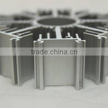 Customized 6005 6061 6063 6060 Aluminium Heatsink photo-2