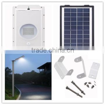 all in one 8w integrated solar street light Epistar chip Aluminum Alloy led street light solar .