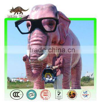 Customized Fiberglass Cartoon Elephant