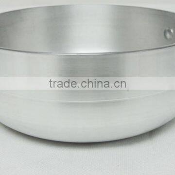 Satin Polished PRESSING Aluminum Casserole Set With Glass Lids and Single Bottom MSF-6602 photo-3