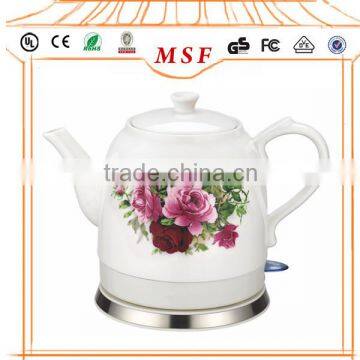 1.0L Electric Ceramic Kettle High Quality with Low Price