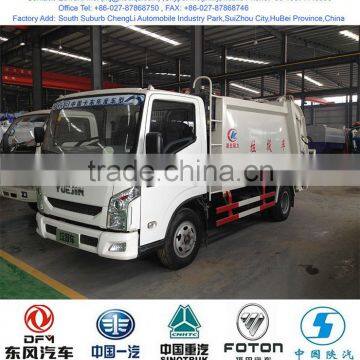 4 m3 Yuejin Garbage Truck,garbage Compactor, 4 Cbm Yuejin Compactor Garbage Truck photo-5