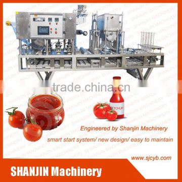 full auto ketchup cup filling and sealing machine