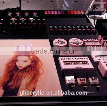 Customized 3ce Makeup Organizer,modern Black Cosmetic Display photo-6