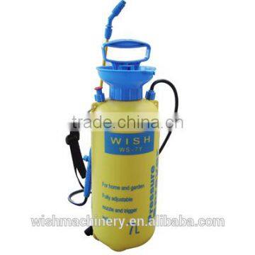 7L PE hand garden machinery plastic trigger high pressure sprayer