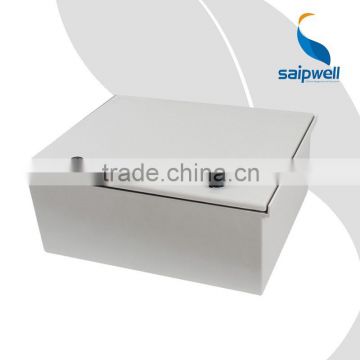 SAIP/SAIPWELL Direct Selling IP66 Electrical Waterproof Enclosure/Fiber Glass Box with Steel Mounting Plate