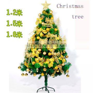 KT0004 Manufacturing Wholesale 120cm/150CM/180CM pvc christmas tree